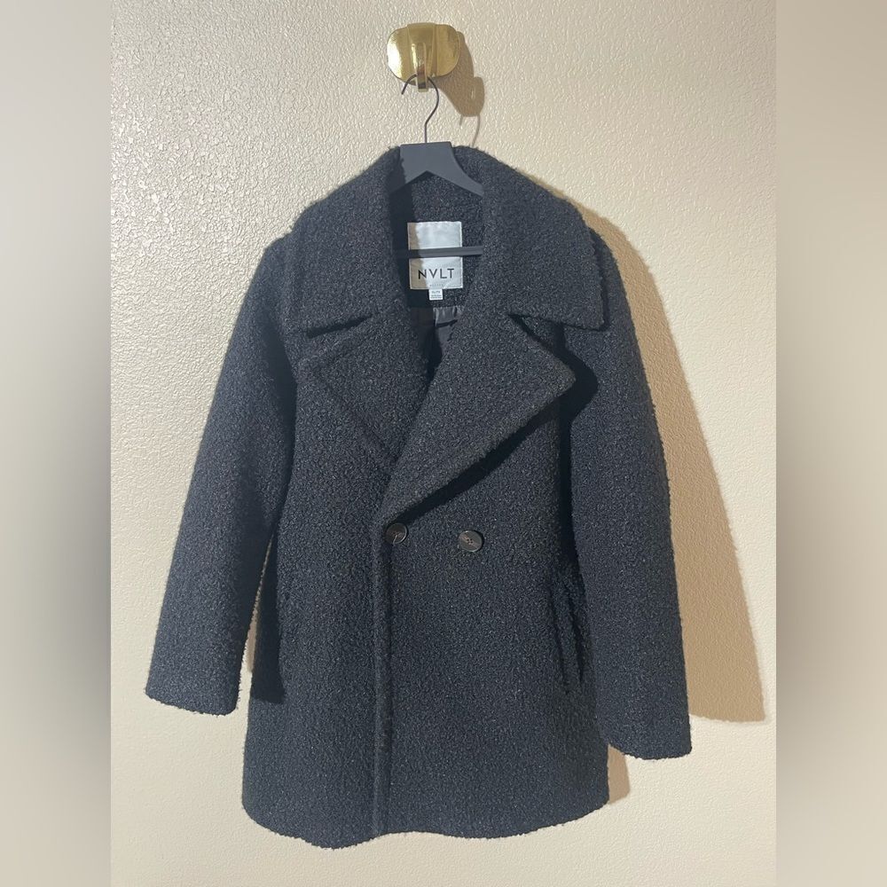 NVLT Black Double-Breasted Coat